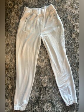 Lola & Sophie $148 Cream Track Joggers XS